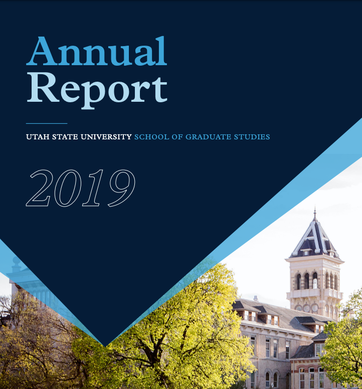2019 Annual Report Cover. Old Main Hill.
