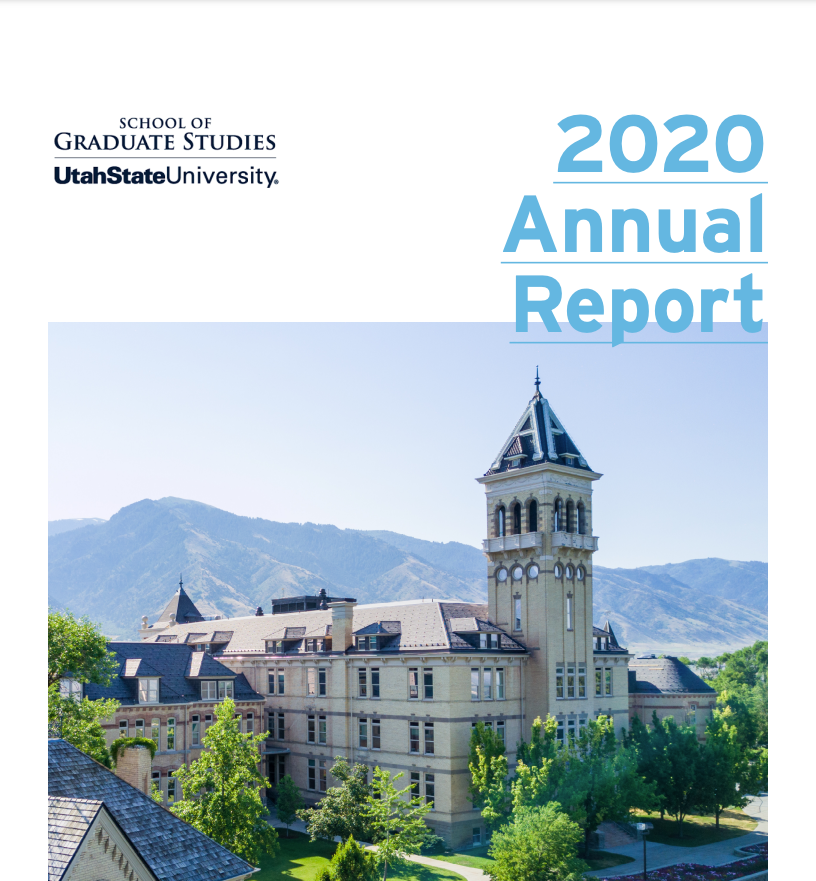 2020 Annual Report Cover. Old Main Hill.